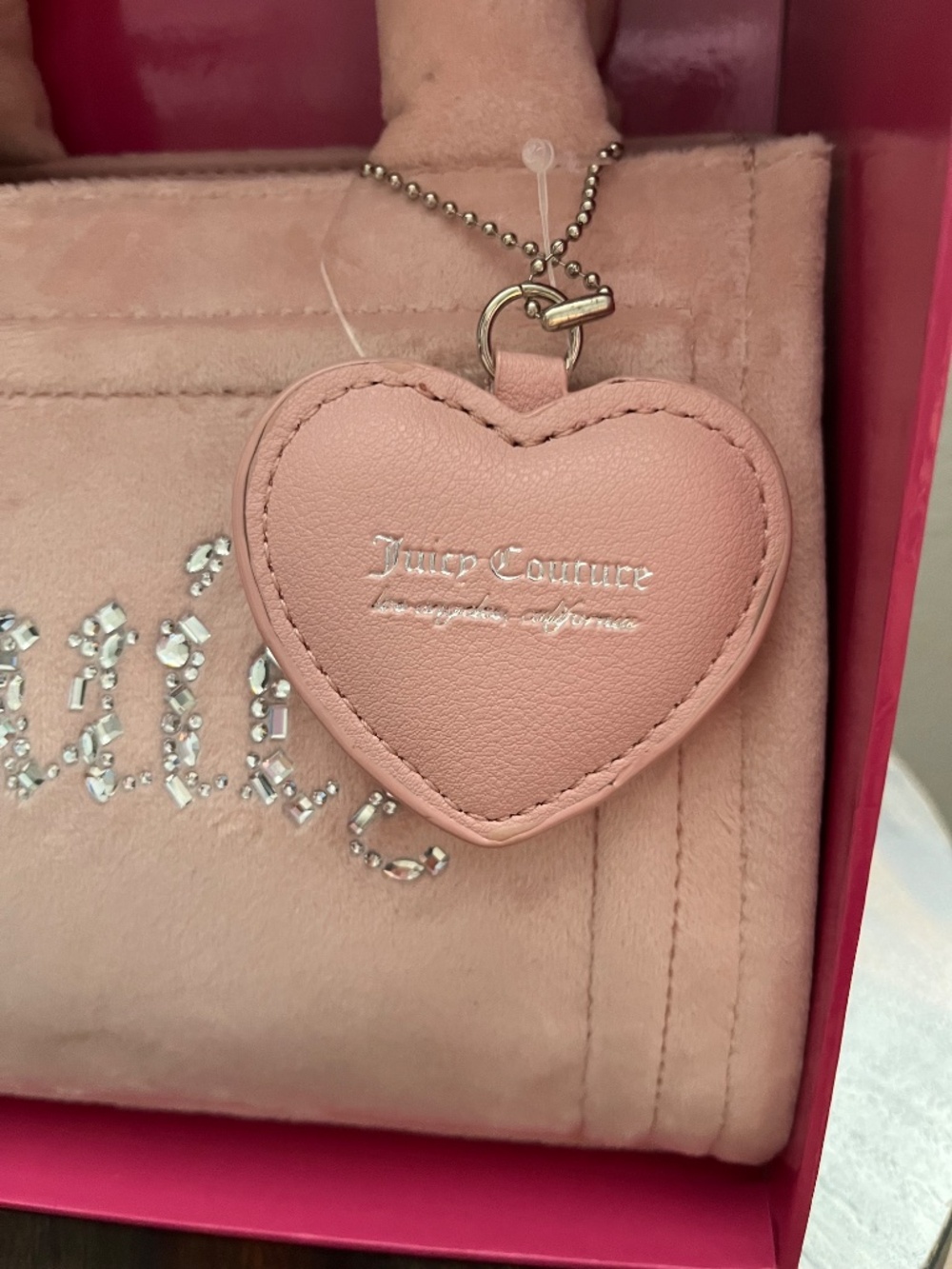 Juicy Couture Pink Tote and Barrel Wristlet Gift Set - Picture 4 of 15